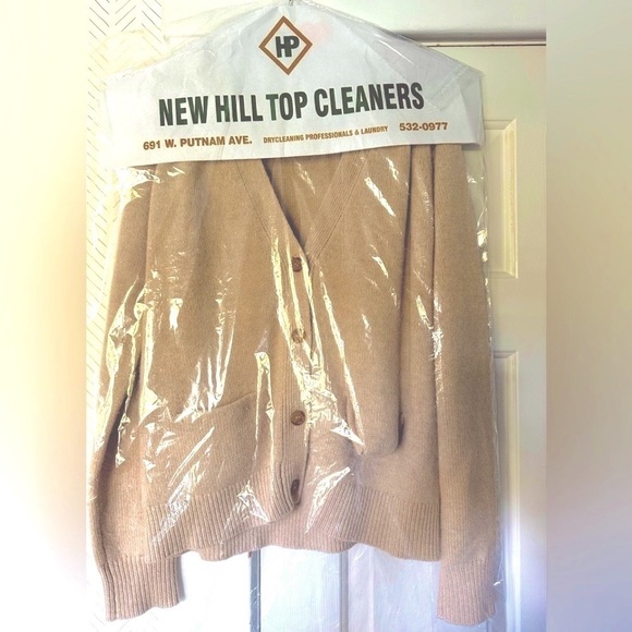 Jenni Kayne Cashmere Stanford Cardigan Oatmeal - Size Large - Picture 13 of 13